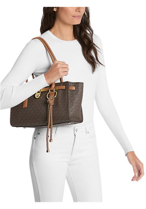 Borsa Hamilton con logo Michael Kors | 30F5GNXT0B252